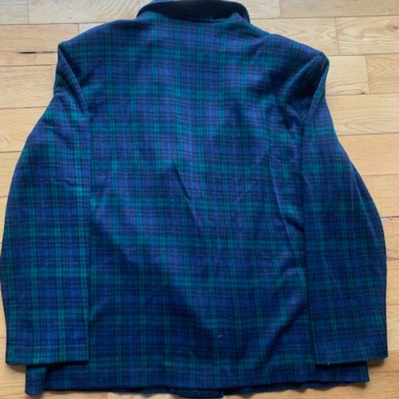 Vintage Cricket Lane Plaid Blazer Jacket | Made in USA | Blackwatch Tartan - Picture 9 of 9